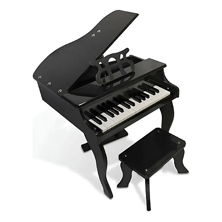 Piano Infantil Custom Kids 30 teclas Preto CKPI 30-BK
