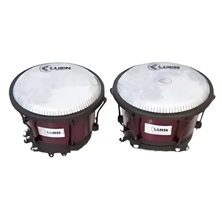 Par De Conga Compacta Luen Slim 11¹/² 12¹/² Vermelho Sparkle 51008VM