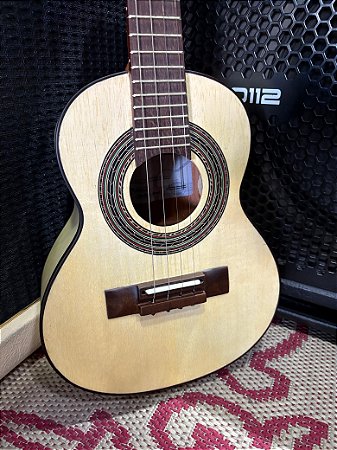 Cavaquinho Luthier Tampo Maciço Elétrico Cavaco Profissional nut 30mm – Semi novo