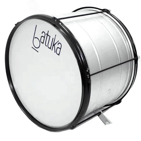 Surdo 14 pol x 30cm Luen Alumisteel Chapa Preto 60029 30x14