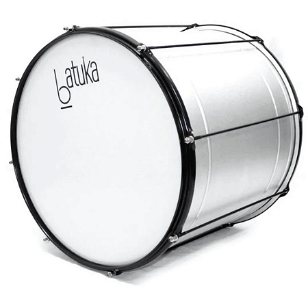Surdo 18 pol x 45 cm Luen Alumisteel Chapa Preto 60031 45x18