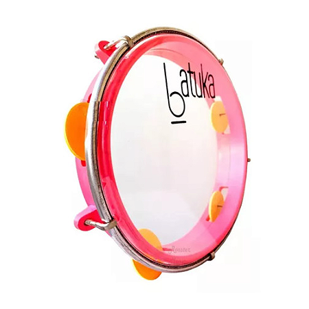 Pandeiro 8 Luen Baby Rosa Plat Abs 60046RS