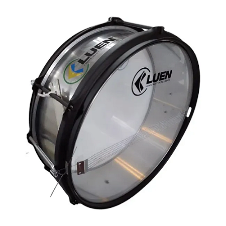 Caixa De Guerra 15x14 Luen 6 Afinações Aro Preto apoio perna 21087