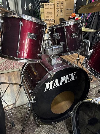 Bateria Mapex Vênus Completa + Prato ataque Zeus + chimbal usada NÃO ENVIAMOS
