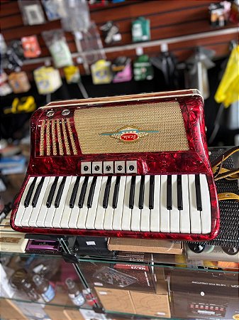 Acordeon Sanfona Scala 80 Baixos - Afinada Regulada 100% - usada