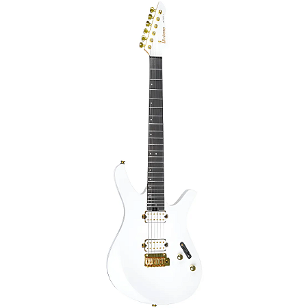 Guitarra Divitone DSG-10 AO Arctic Ore Branco com Dourado