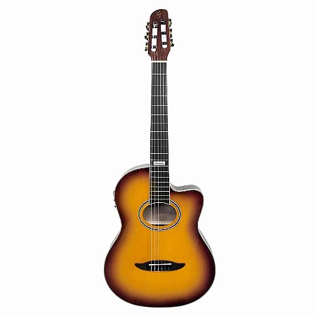 Violão Giannini GNF-3 CEQ TS Tobacco Sunburst Performance Nylon Eletroacústico