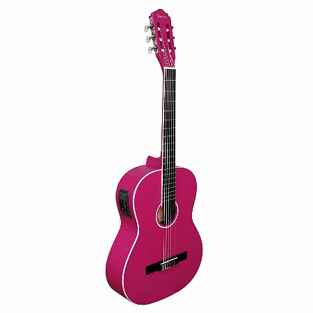 Violão Giannini Start N14 EQ Pink Satin PKS Eletroacústico Nylon