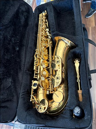 Sax Alto Conductor Eb Mi Bemol Com Estojo – Usado