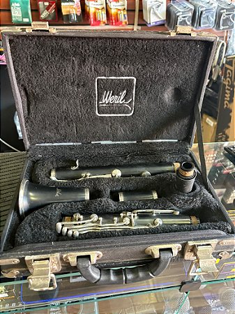 Clarinete Weril Sib (Bb) 18 Chaves + Estojo – Usado