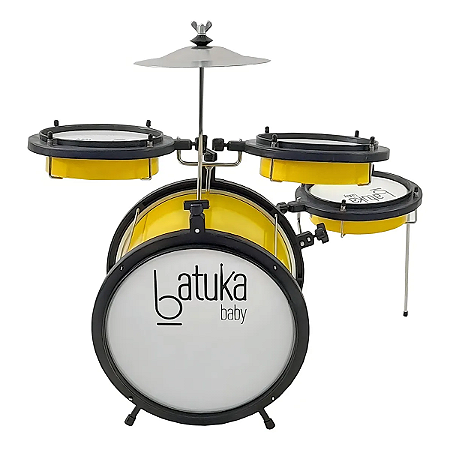 Bateria Infantil Luen Baby Amarela Pele Leitosa