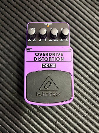 Pedal Overdrive Distortion Od300 Behringer – Usado