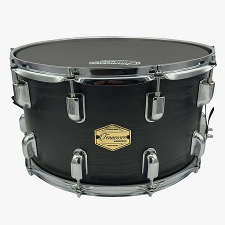 Caixa de Bateria 14x8 Tennessee by Liverpool Black Preta