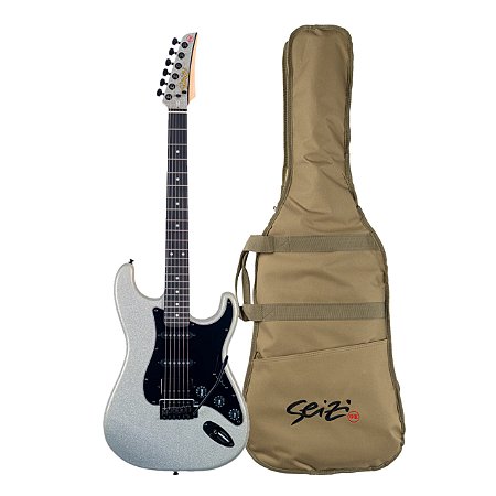 Guitarra Seizi Fun Katana Musashi HSS Lighter Silver Sparkle