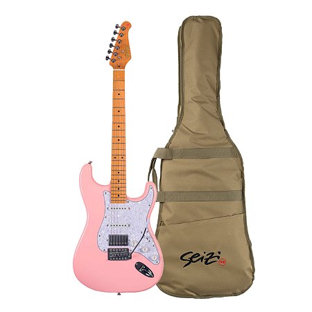 Guitarra Seizi Fun Vintage Budokan Shell Pink