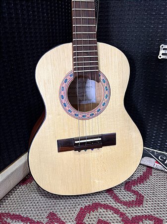 Cavaco Luthier Tampo Maciço Marupá Elétrico Feito À Mão