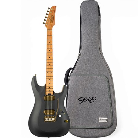 Guitarra Seizi Katana Aura HH RM Blackout Mist