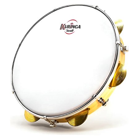 Pandeiro 12 Torelli Kuringa Madeira Maciça Profissional Kp120nt