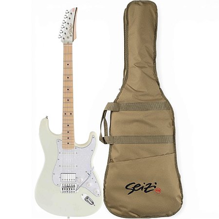 Guitarra Seizi Fun Katana Musashi HSS MP Snow White Sparkle