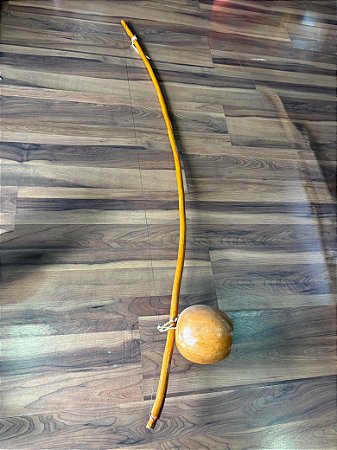 Berimbau médio Viola Completo Dobrão + Vara + Caxixe + Acessórios