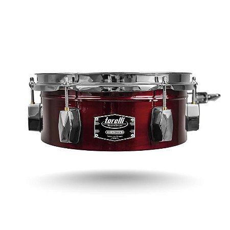 Caixa Timbalito Torelli Vermelho Alumínio Wire Snare Red 10" X4" TCM29VM
