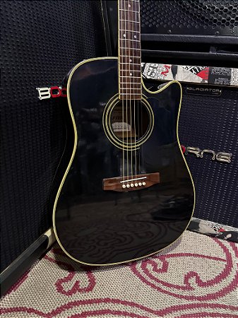 Violão Crafter Ed75 Korea Tampo Sólido Pesado – Usado