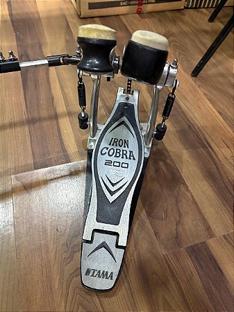 Pedal Duplo Tama Iron Cobra 200 Hp200ptw - Usado