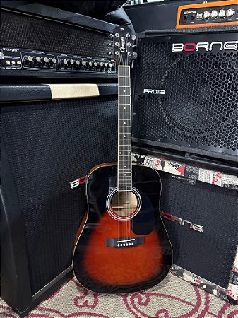 Violão Giannini Gd1 Aço Elétrico Afinador Usado