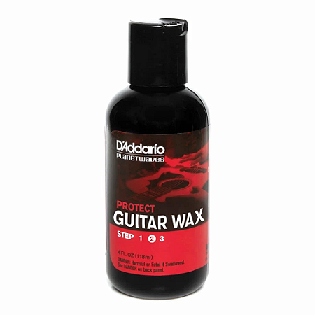 Cera líquida Daddario Guitar Wax auto brilho guitar baixo violão Made In U.S.A