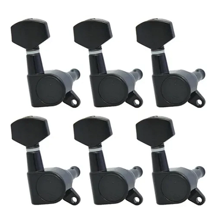 Tarraxa Para Guitarra Blindada Preta Smart Tsmgp