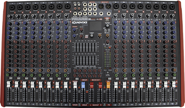Mesa de som Soundvoice MS 16.7 Platina