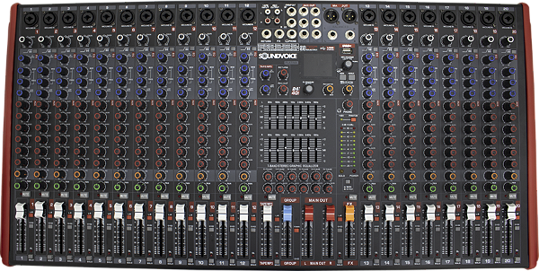 Mesa de som Soundvoice MS 20.7 Platina