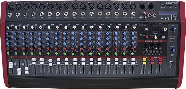 Mesa de som Amplificada Soundvoice MA-1630X