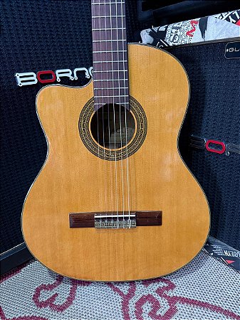 Violão Canhoto Eagle Ch800 Nylon Tampo Maciço Elétrico – Usado