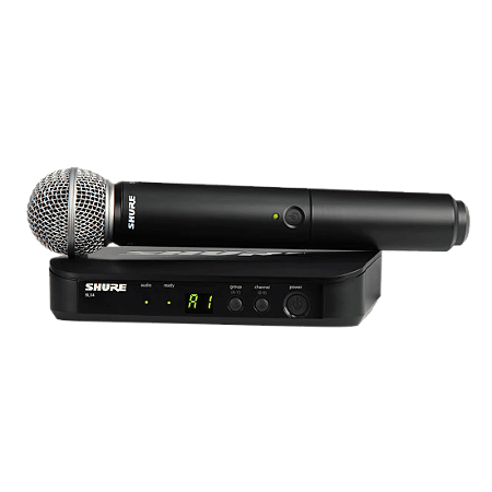 Microfone sem fio Shure com mic de mão BLX24BR/SM58-J10 10070