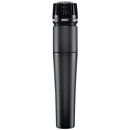 Microfone Shure de mão Dinâmico unidirecional com fio SM57-LC 10152