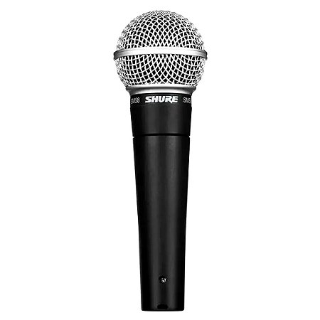Microfone Shure de mão Dinâmico unidirecional com fio SM58-LC 10153