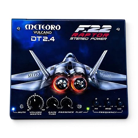 Cabeçote valvulado Meteoro Power DT 2.4 120w rms valvulado estéreo