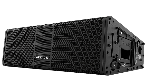 Line Array Attack Versa Red VSL206 2x6 + driver c/ Diagrama Poliéster