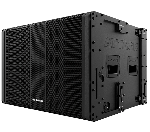 Subwoofer Amplificado Attack Red Digital VSL115 1x15 Fly