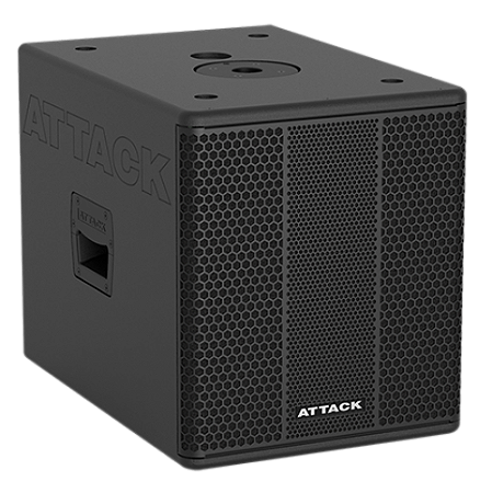 Subwoofer Amplificado Attack Red Digital VSS110A 1x10