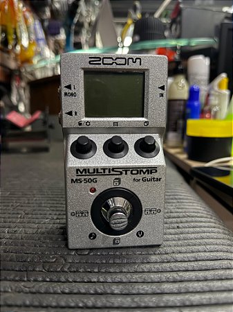 Pedal Pedaleira Zoom Multistomp Ms-50g Guitarra – Usado