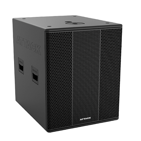 Subwoofer Amplificado Passivo Attack Red Digital VSS118 1x18
