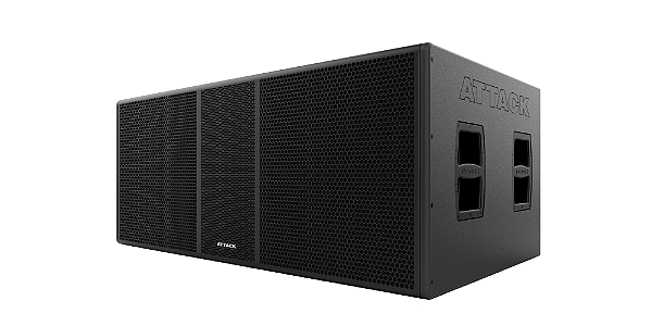 Subwoofer Amplificado Attack Red Digital VSS218A 2x18