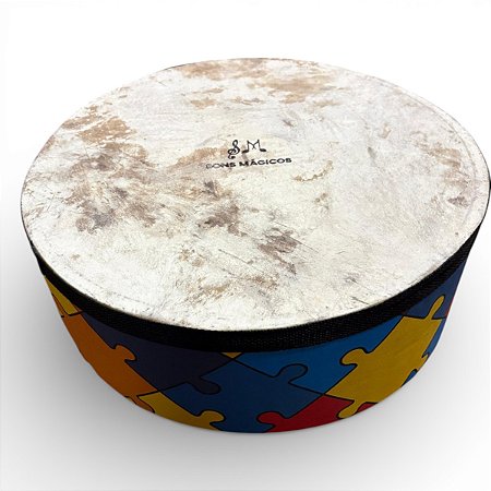 Tambor De Chão Musicalização Infantil 85cm diversas cores