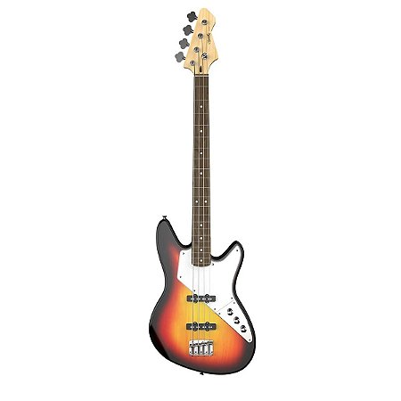 Baixo Tonante Jazzmine Sunset sunburst 4 cordas short scale Jazz Bass reduzido