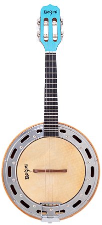 Banjo Rozini RJ11 Color Eletrificado Passivo Azul RJ11.EL.AZ