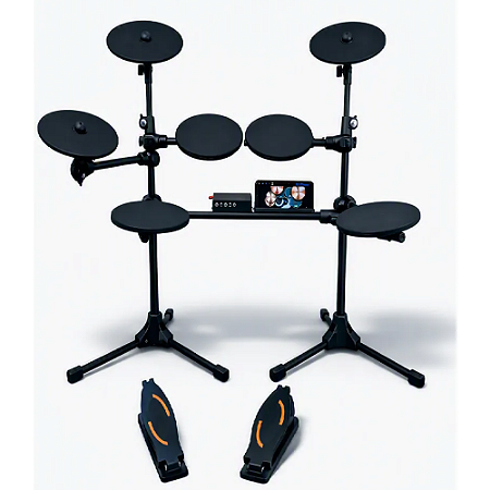 Bateria Eletrônica Rmv A1 - Pads 3 pratos 4 tambores 2 pedais Hack + Drumlink PA1A00018