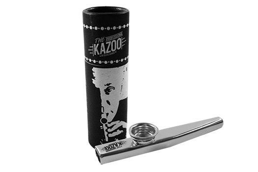 Kazoo Profissional Metálico Cor Prata