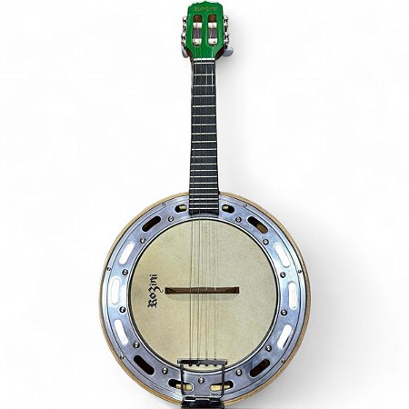Banjo Rozini RJ11 Verde Caixa Larga Elétrico